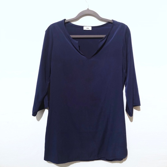 Tobi Boho Dress or Tunic - Navy Blue - Picture 2 of 7